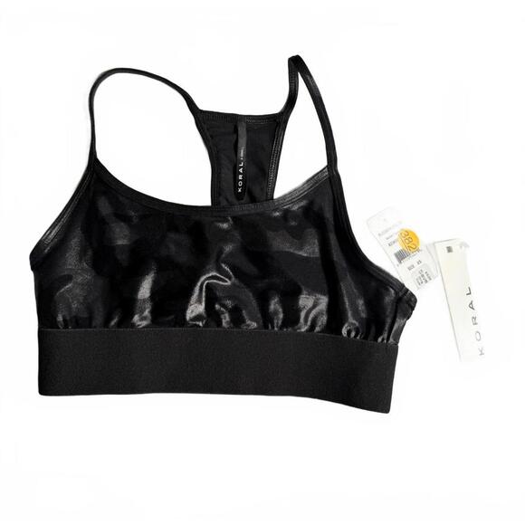 Koral Sweeper Black Sports Bra - XS - Picture 3 of 10